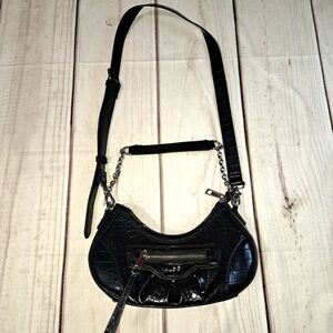 Aldo Croc Print Crossbody Convertible Handbag Purse